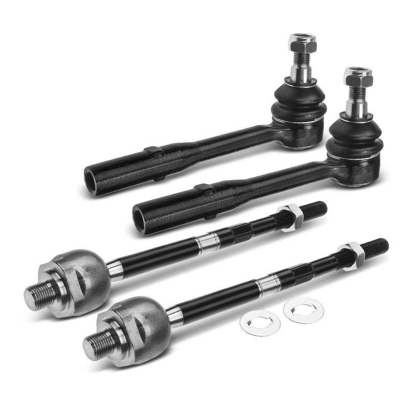 4x Inner & Outer Tie Rod Ends for Mercedes-Benz CL600 2007-2014 S550 S600 CL600