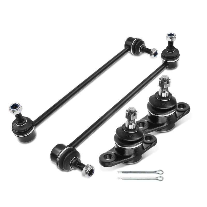 4x Front Stabilizer Bar Link with Ball Joint for Hyundai Accent 06-11 Kia Rio