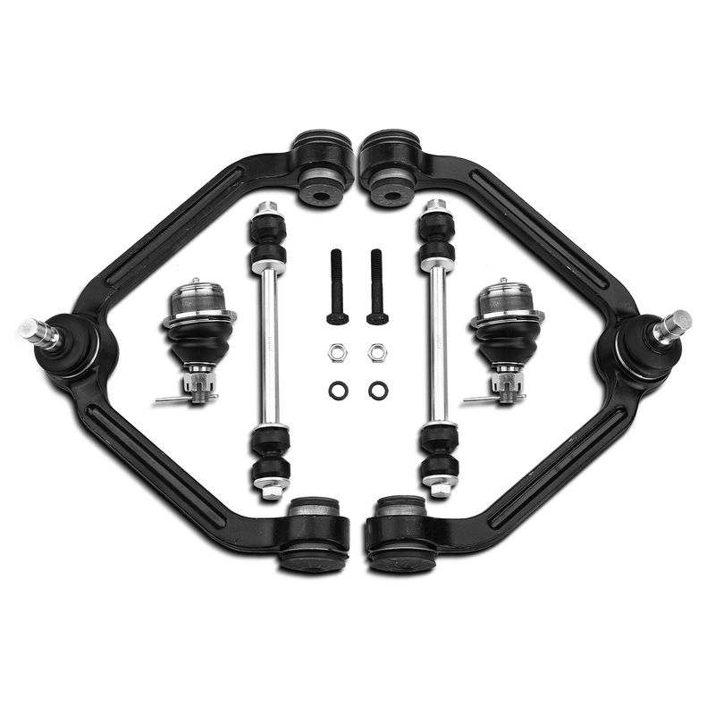 6x Front Control Arm with Ball Joint Sway Bar Link for Ford Ranger Mazda B3000