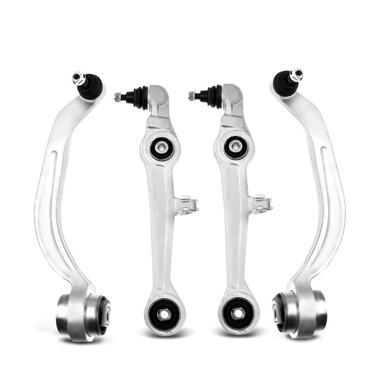 4x Front Lower Forward & Rearward Control Arm with Ball Joint for Audi A4 A6 VW