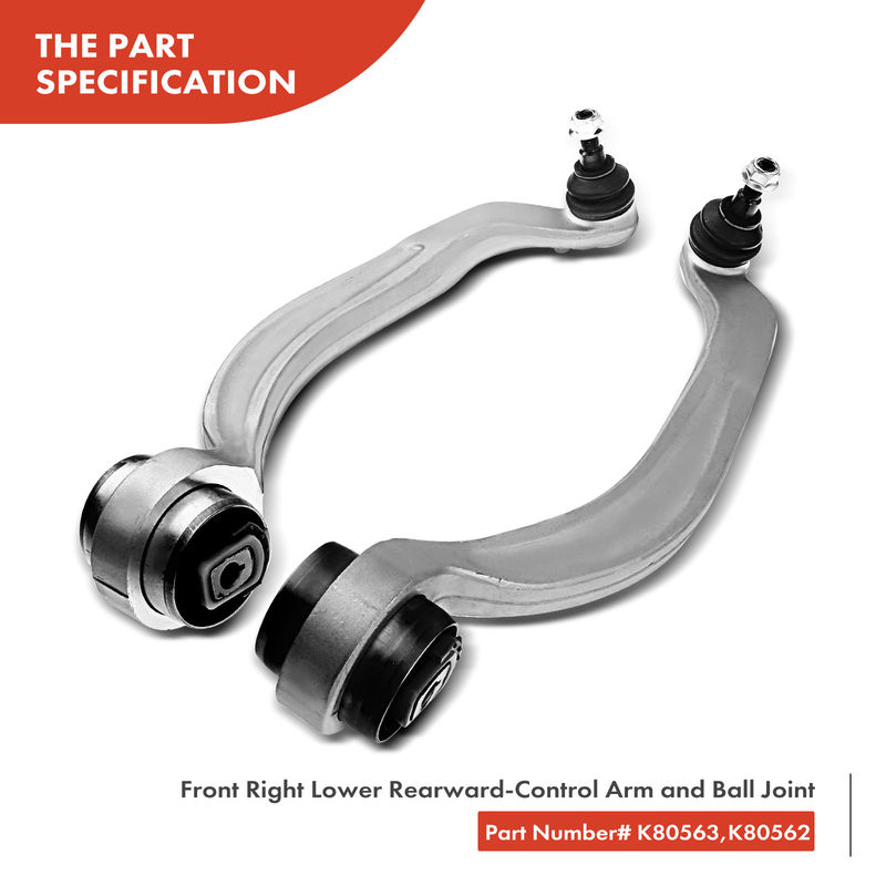 4x Front Lower Forward & Rearward Control Arm with Ball Joint for Audi A4 A6 VW