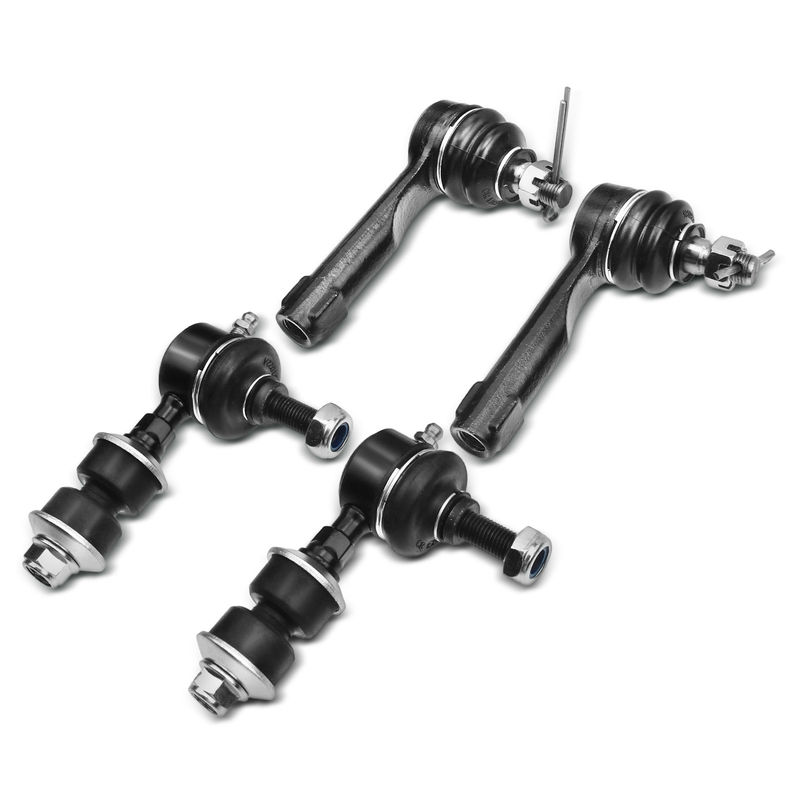 4x Front Stabilizer Bar Link Outer Tie Rod End for Nissan Sentra 1986-2006 200SX