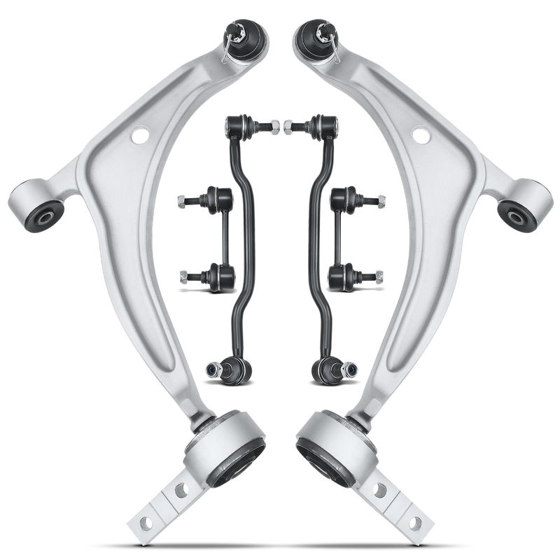 6x Front & Rear Control Arm with Ball Joint Stabilizer Bar Link for Nissan Altima