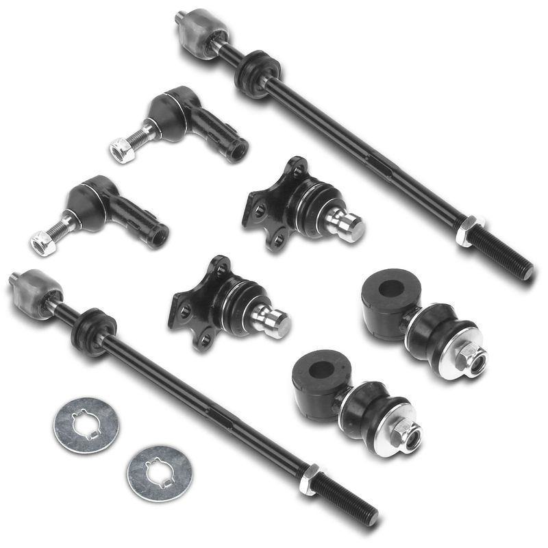 8x Front Stabilizer Bar Link with Ball Joint Tie Rod End for VW Cabrio Jetta