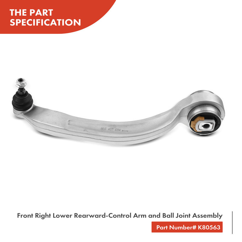 4x Front Control Arm with Ball Joint Assembly for Audi A4 A6 Quattro VW Passat