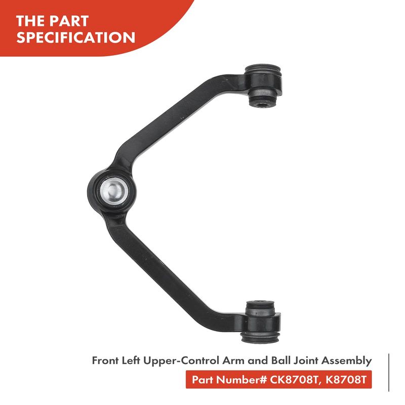 4x Front Control Arm with Ball Joint for Ford Ranger 1998-2011 Mazda B2500 B3000