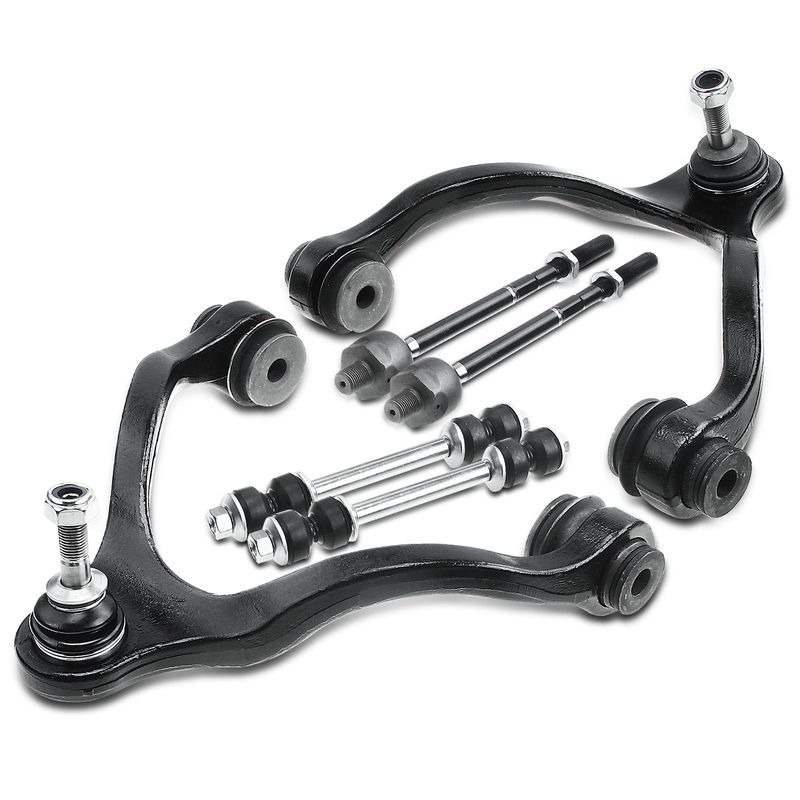 6x Front & Rear Control Arm & Sway Bar Link Tie Rod End for Ford Lincoln Mercury