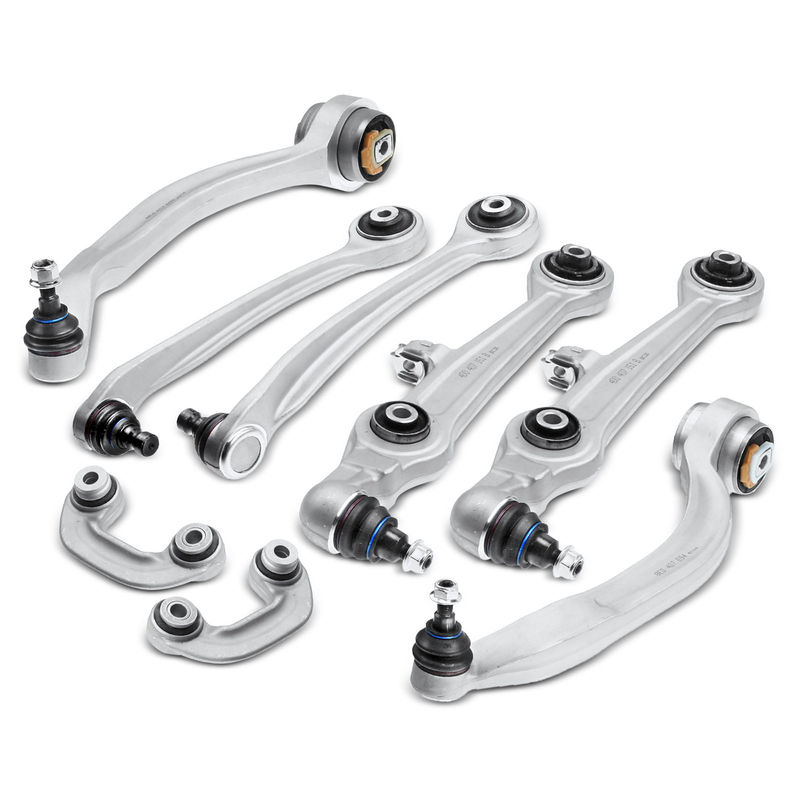 8x Front Control Arm with Ball Joint Stabilizer Bar Link for Audi A4 A6 VW