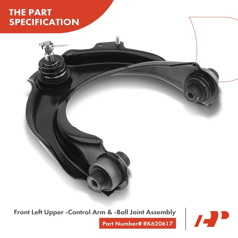 6x Front Upper Control Arm & Tie Rod End for Honda Accord 2003-2007 TSX 2.4L