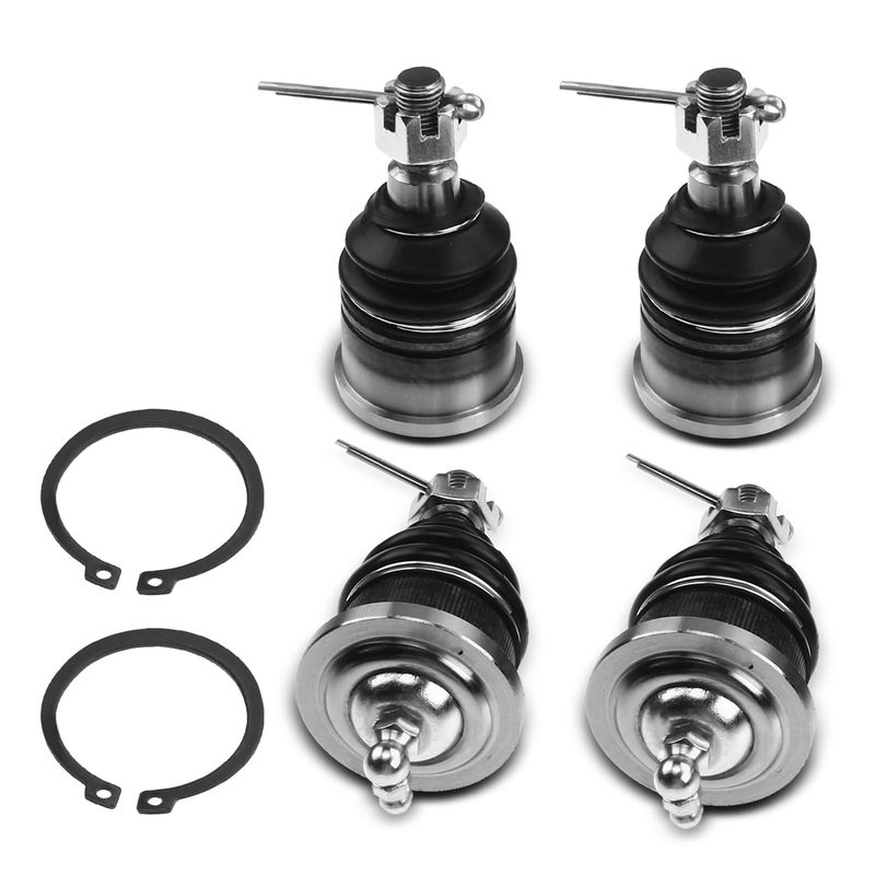 4x Lower & Upper Ball Joint for Honda Accord 1998-2002 Acura CL TL Isuzu Oasis