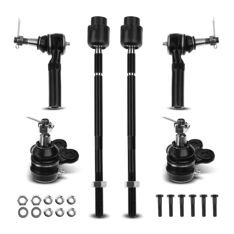 6x Inner & Outer Tie Rod End Front Lower Ball Joint for Pontiac Grand Prix 04-07