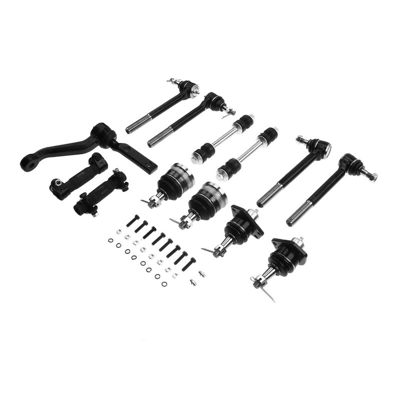 13x Front Ball Joints Sway Bar End Links Tie Rod Ends for Chevy Blazer S10 GMC