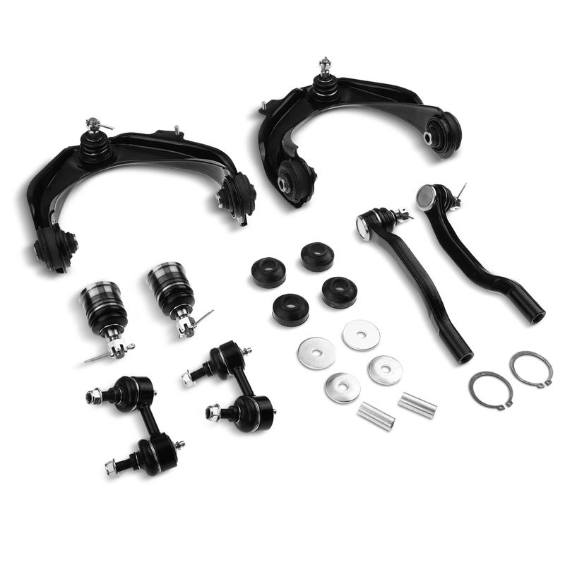 10x Front Control Arm with Ball Joints Stay Bar Link Tie Rod End for Honda Accord