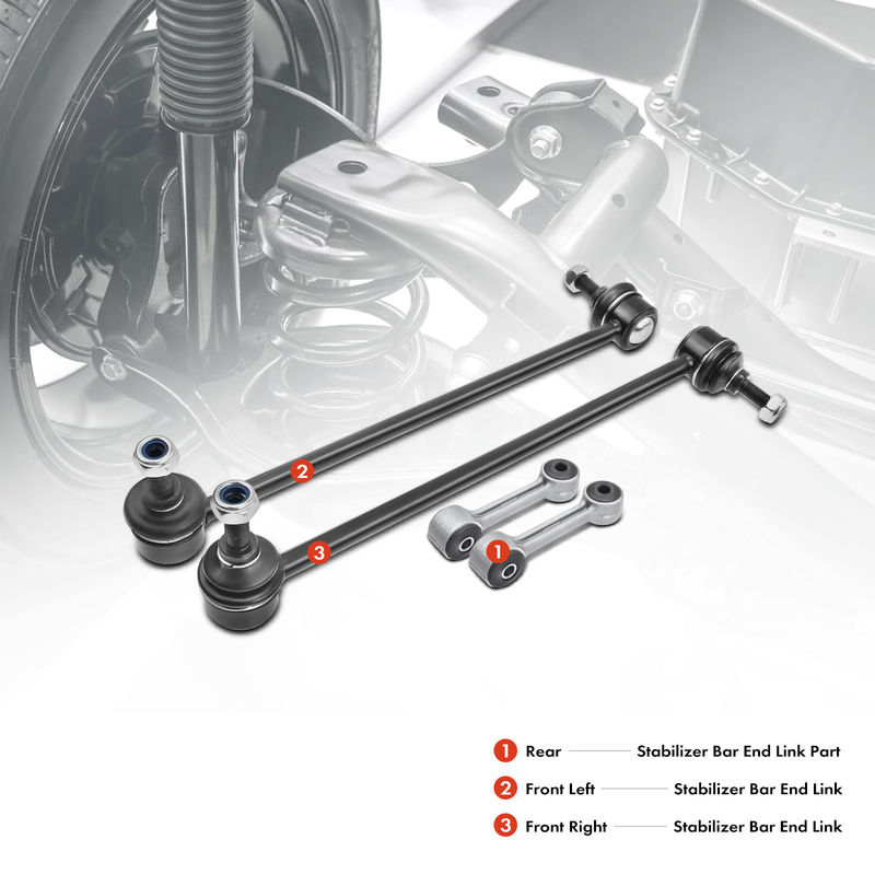 4x Front & Rear Stabilizer Bar End Link for BMW 325xi 330xi 2001-2005 2.5L 3.0L