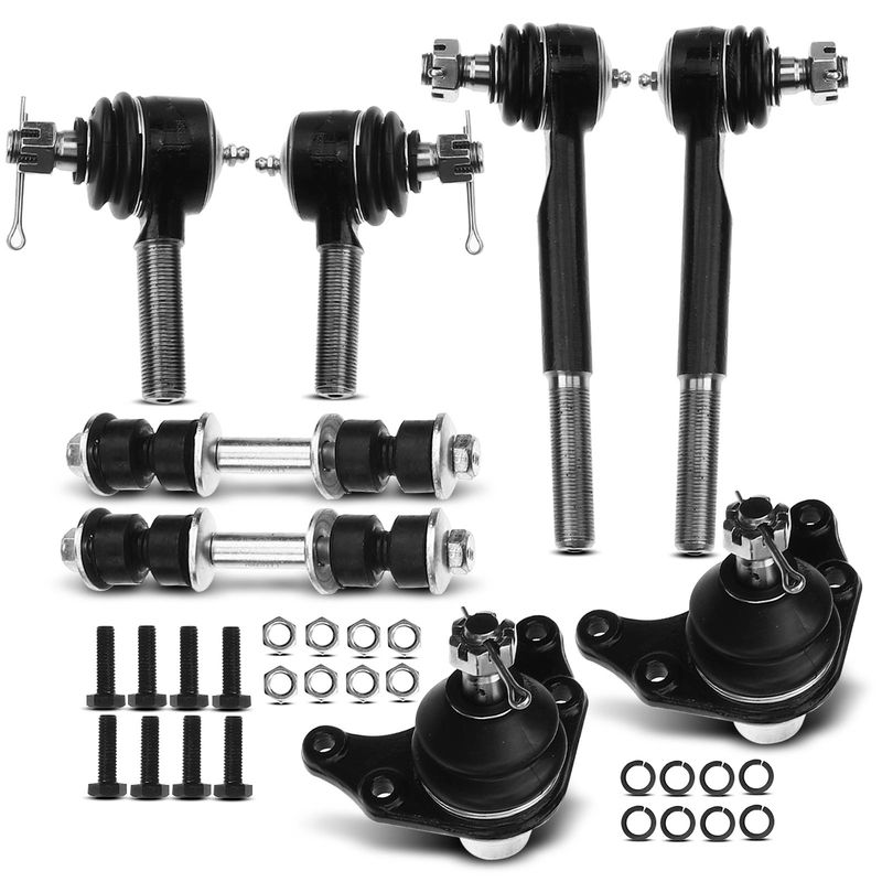 8x Front Joint Sway Bar Link Tie Rod End with Ball for Toyota Pickup 84-95 RWD