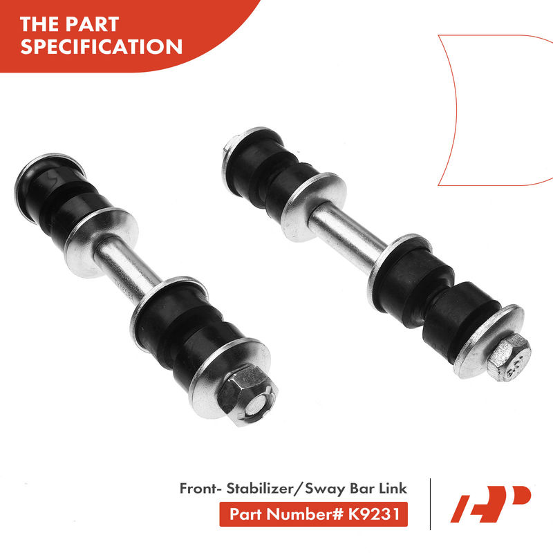 8x Front Joint Sway Bar Link Tie Rod End with Ball for Toyota Pickup 84-95 RWD