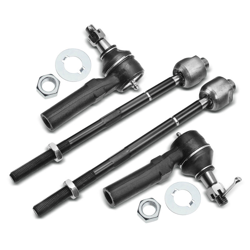 4x Inner & Outer Tie Rod End for Chevy Corvette 1997-2013 Cadillac XLR 2004-2009
