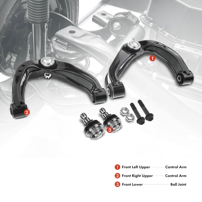 4x Front Control Arm Assembly & Ball Joint for Nissan Frontier 05-19 Pathfinder