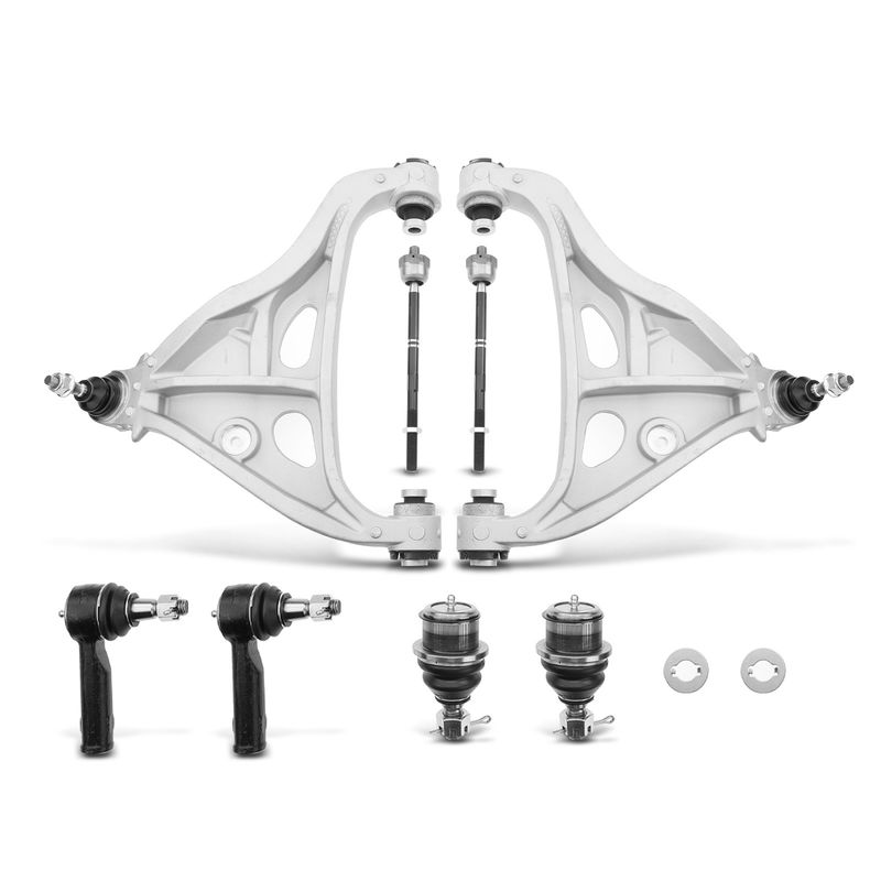 8x Front Lower Control Arm Ball Joint Tie Rod End for Ford F-150 2004-2006 4WD