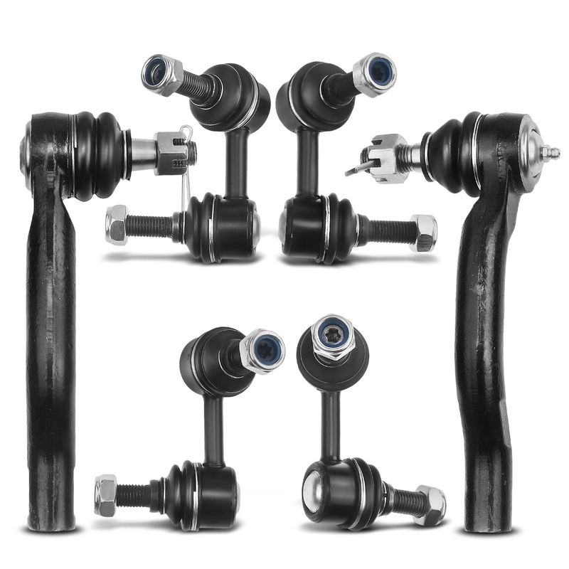 6x Front & Rear Stabilizer Bar Link Tie Rod End for Nissan Pathfinder 2005-2012