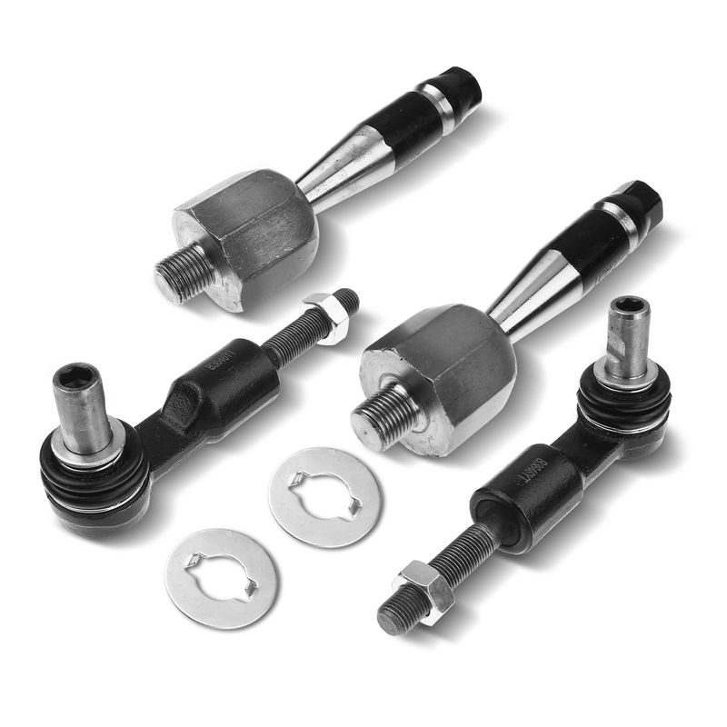 4x Inner & Outer Tie Rod End for Audi A4 A4 Quattro A8 Quattro Volkswagen Passat