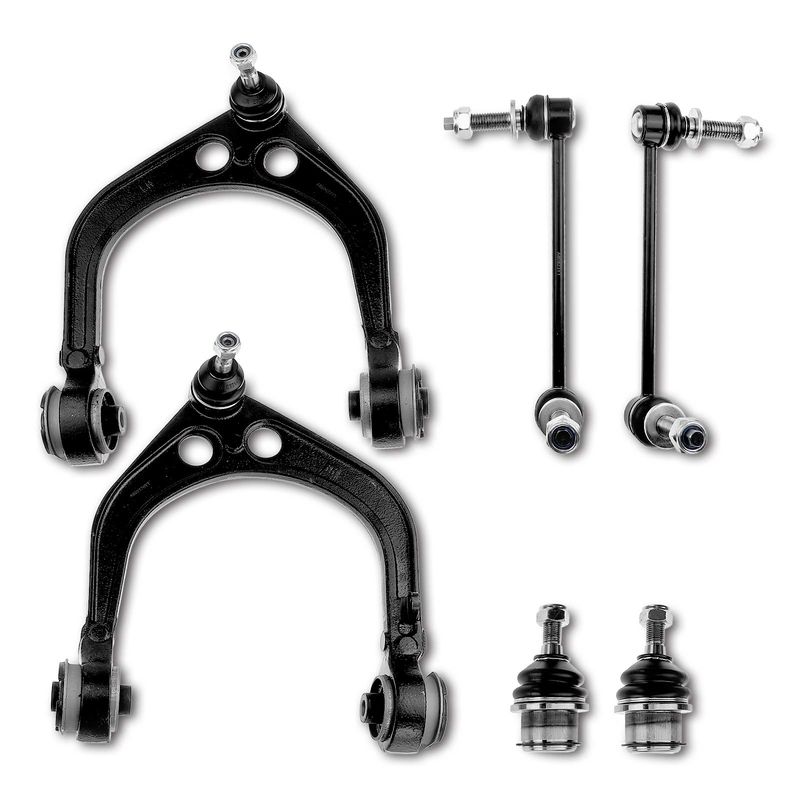 6x Front Control Arm Ball Joint Sway Bar Link Kit for Chrysler 300 Dodge Charger