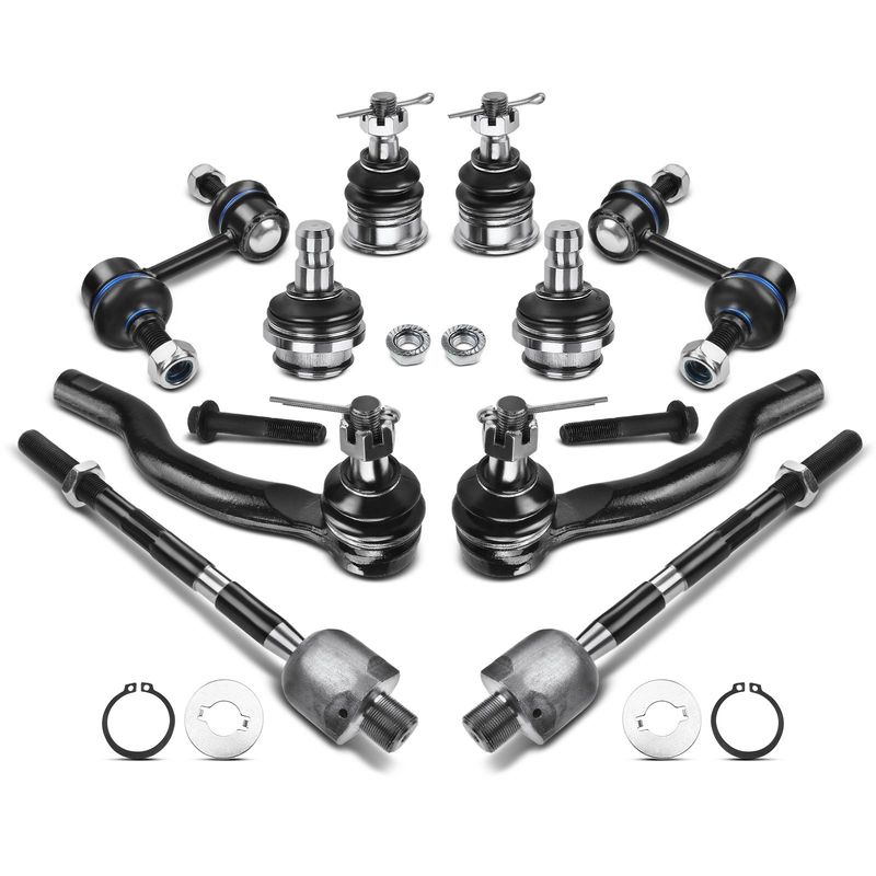 10x Front Control Arm Sway Bar Link Tie Rod End & Ball Joint for Nissan INFINITI