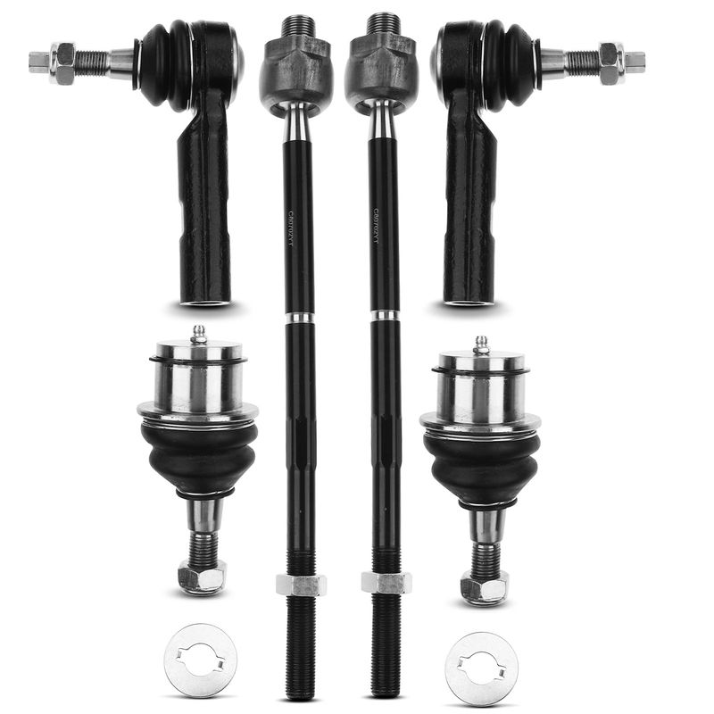 6x Inner & Outer Tie Rod End Front Lower Rearward Ball Joint for Chrysler Dodge