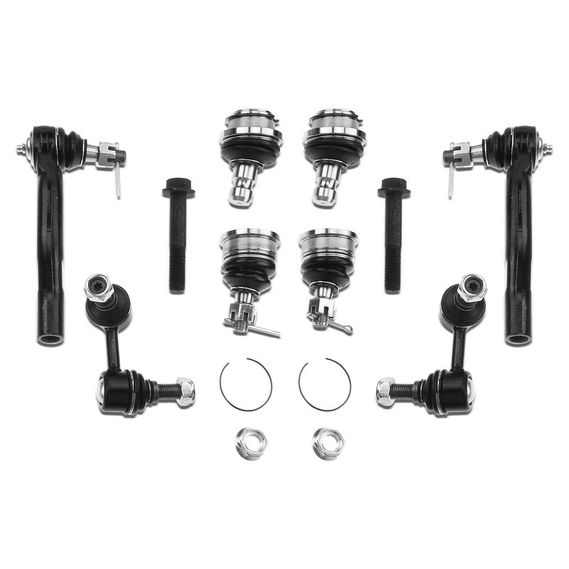 8x Front & Rear Stabilizer Bar Link Tie Rod Ends for Nissan Pathfinder 4.0L 5.6L