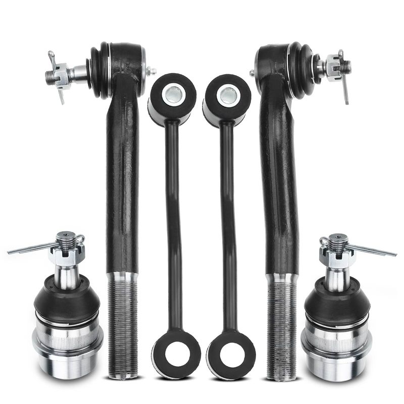 6x Front Sway Bar Link Tie Rod End with Ball Joint for Jeep Grand Cherokee 99-04