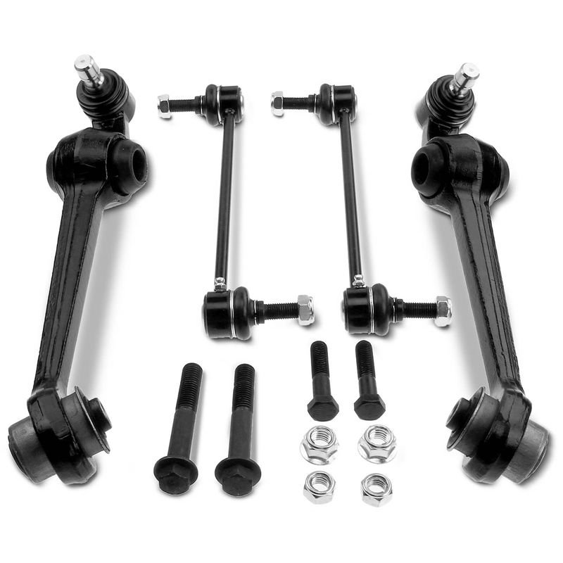 4x Front Control Arm with Ball Joints Stabilizer Bar Link for Dodge Intrepid