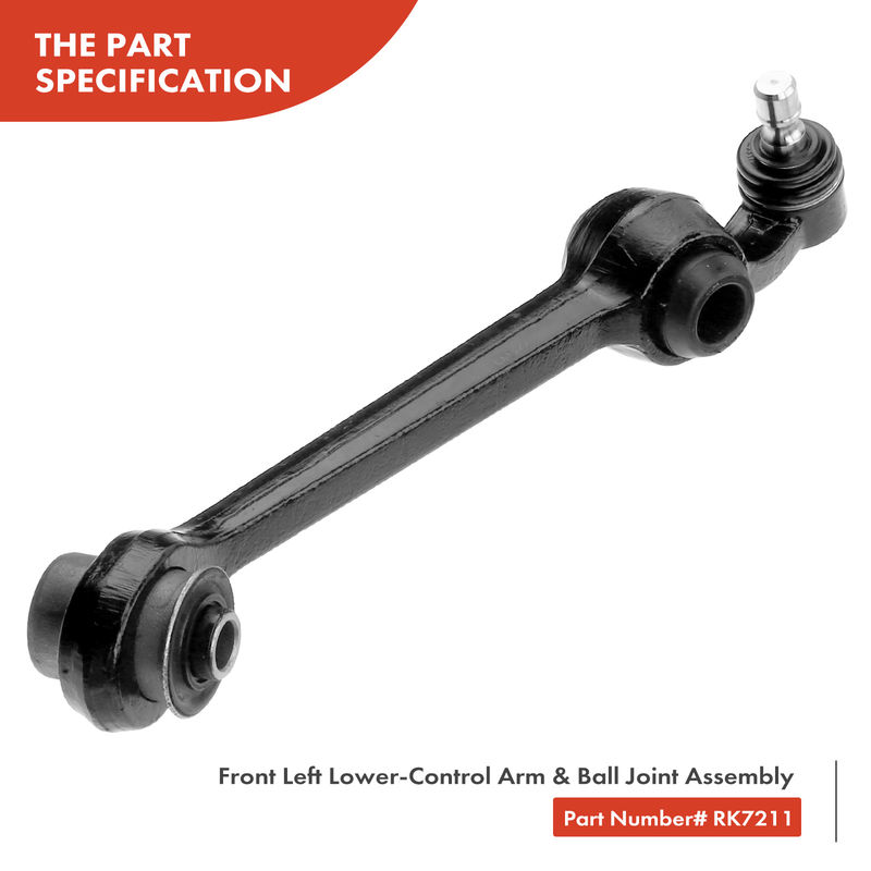 4x Front Control Arm with Ball Joints Stabilizer Bar Link for Dodge Intrepid
