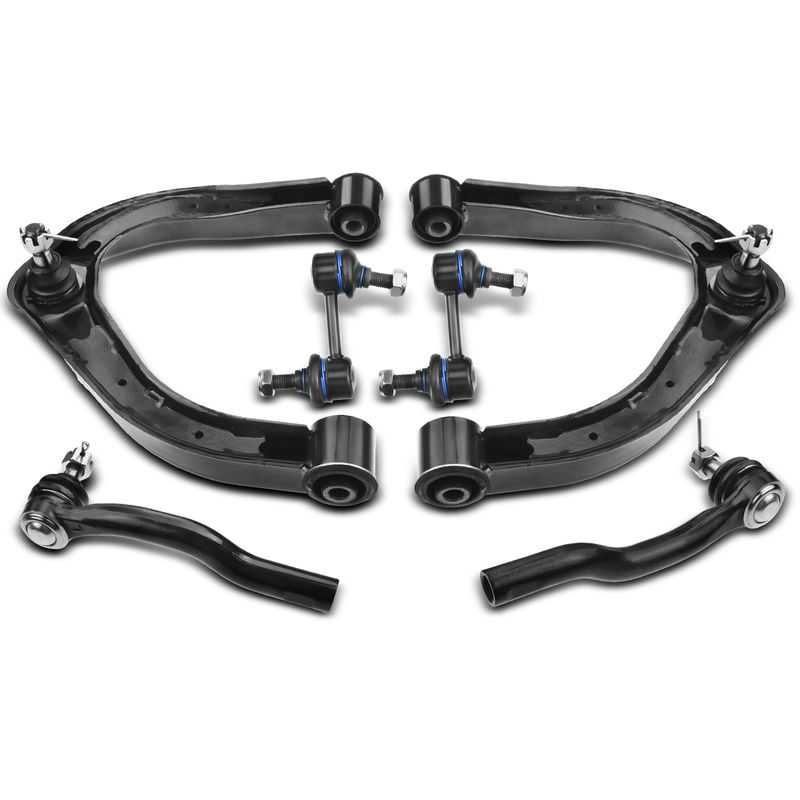 6x Front Control Arm with Ball Joint Sway Bar Link for INFINITI QX56 Nissan Titan