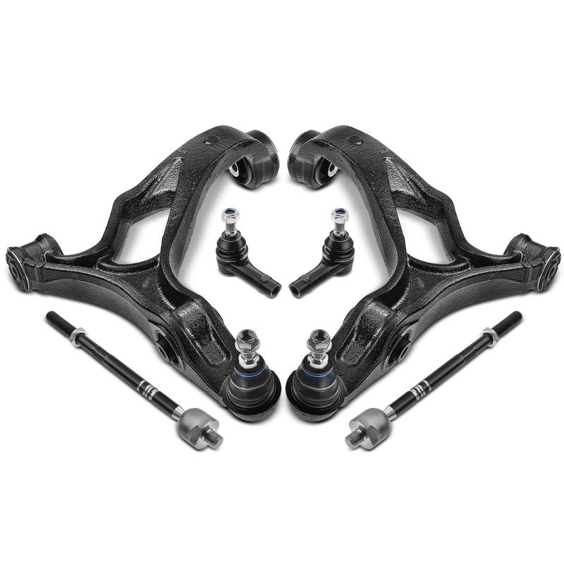 4x Front Lower Control Arm Ball Joint Tie Rod End for Porsche Cayenne VW Touareg