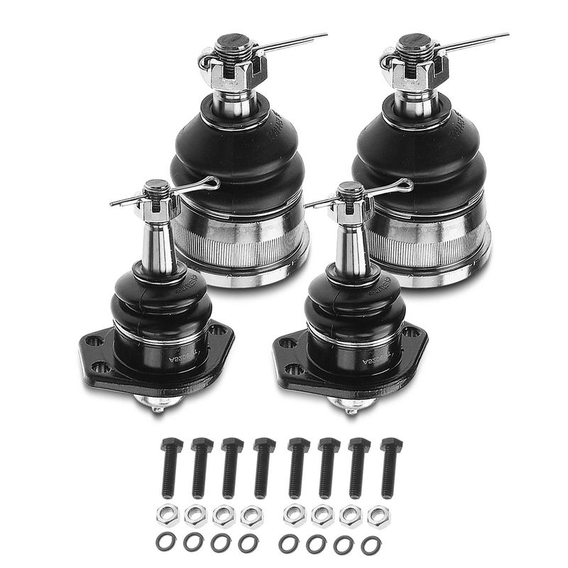4x Front Lower & Upper Ball Joint for Buick Cadillac Chevrolet GMC Pontiac Olds