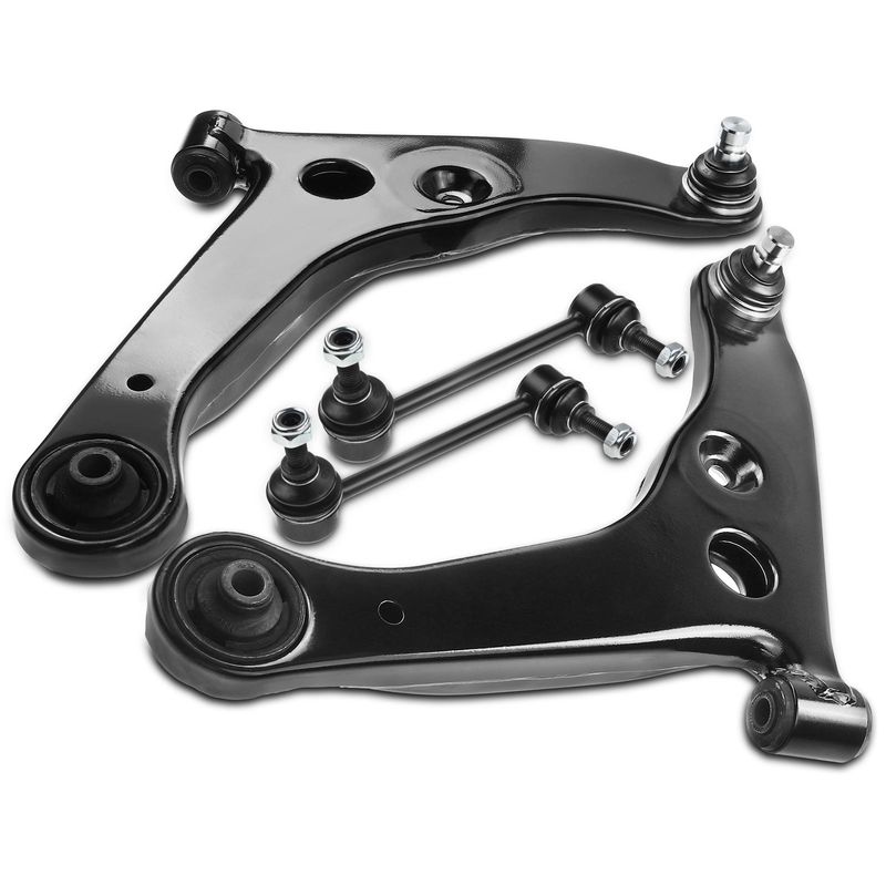 4x Front & Rear Control Arm & Ball Joint Stabilizer Bar Link for Mitsubishi Lancer