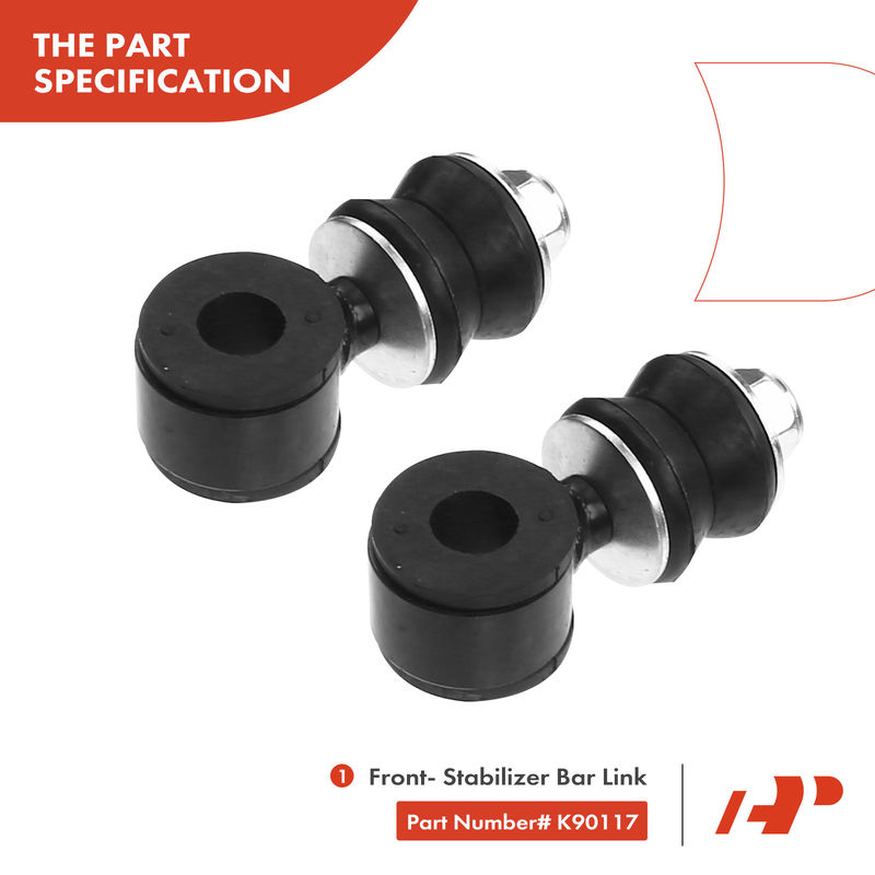 8x Front Stabilizer Bar Link with Ball Joint Tie Rod End for VW Jetta 88-90