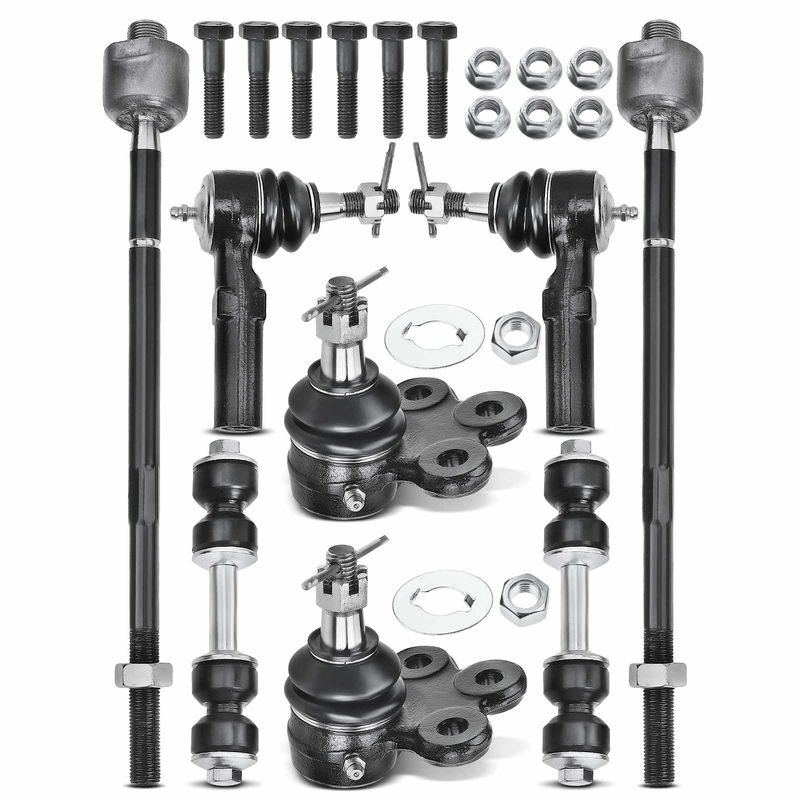 8x Front Sway Bar Link Kit Tie Rod End for Buick LeSabre Cadillac DeVille Olds
