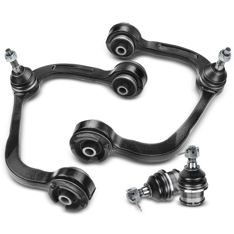 4x Front Lower & Upper Control Arm with Ball Joint for Ford F-150 Lincoln Mark LT