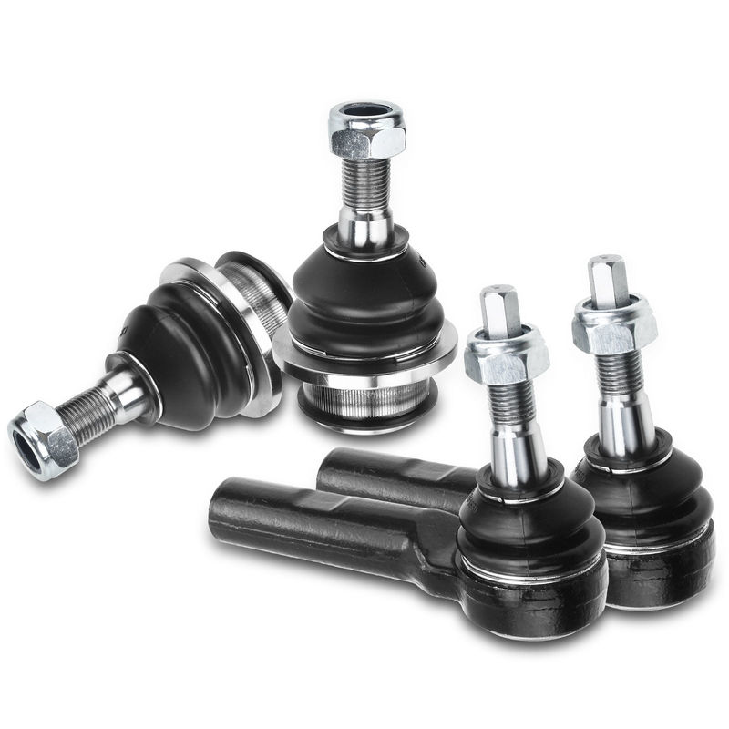 4x Outer Tie Rod End with Front Lower Ball Joint for Dodge Dakota 2005-2010