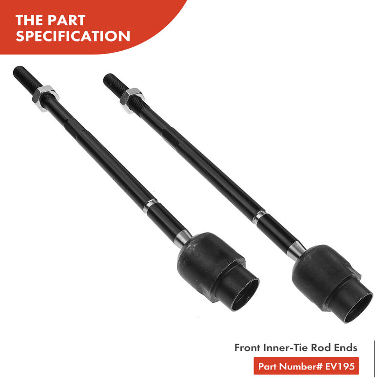 6x Front Inner & Outer Tie Rod Ends with Ball Joints for Cadillac Deville
