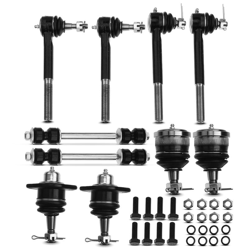 10x Front Stabilizer Bar Link Tie Rod End Ball Joints for Chevy Express 1500 GMC