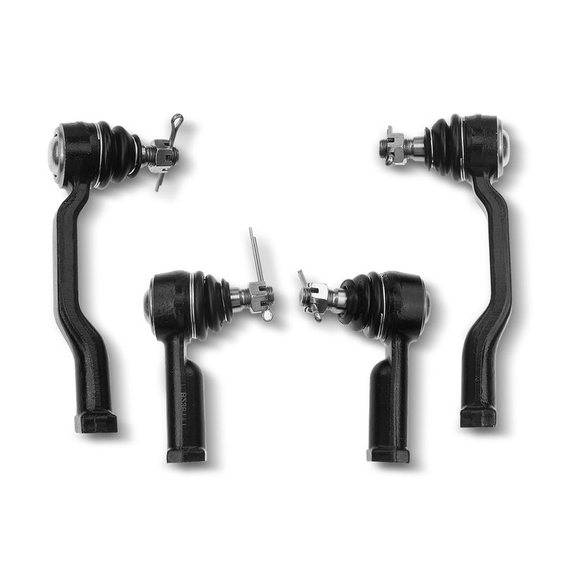 4x Front Inner & Outer Tie Rod Ends for Mazda B2000 1987 B2200 B2600 1987-1993