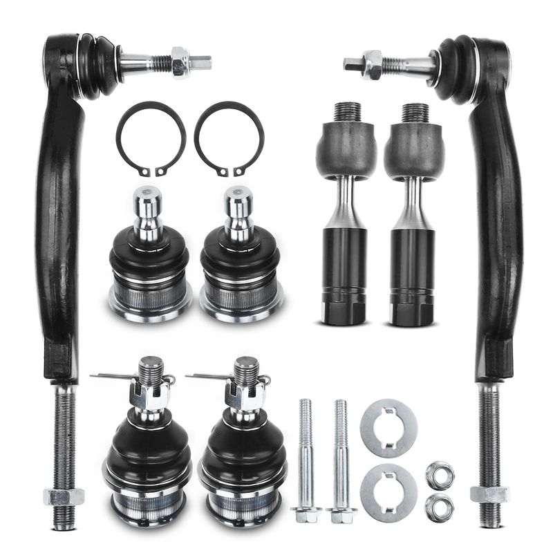 8x Front Tie Rod End & Ball Joint for Chevrolet Trailblazer GMC Envoy Olds 2002