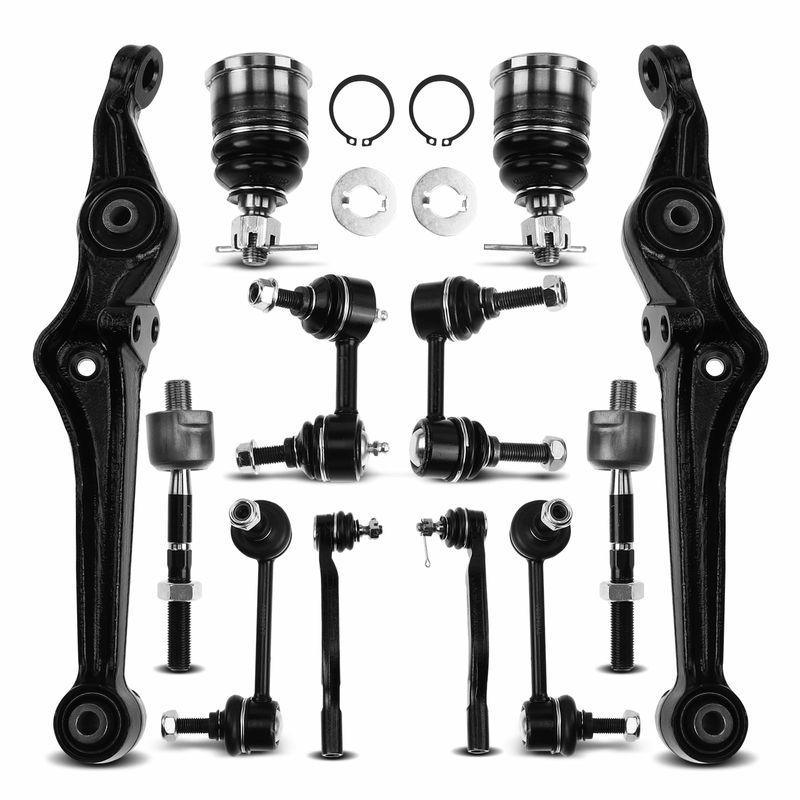 12x Front Lower Control Arm with Ball Joint Stabilizer Bar Link for Honda Accord