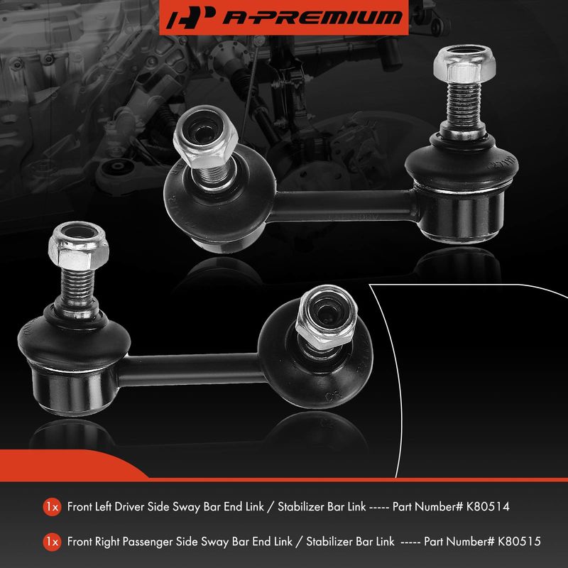 2x Front Stabilizer Bar End Link for Kia Sorento 2004-2006 V6 3.5L RWD
