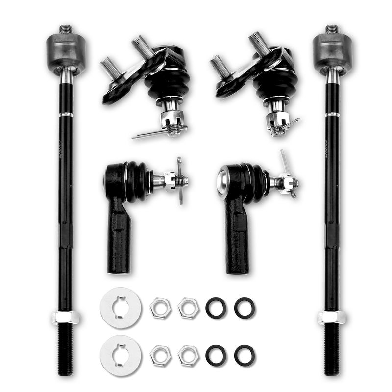 6x Inner & Outer Tie Rod End with Ball Joint for Toyota Corolla Geo Prizm 93-95
