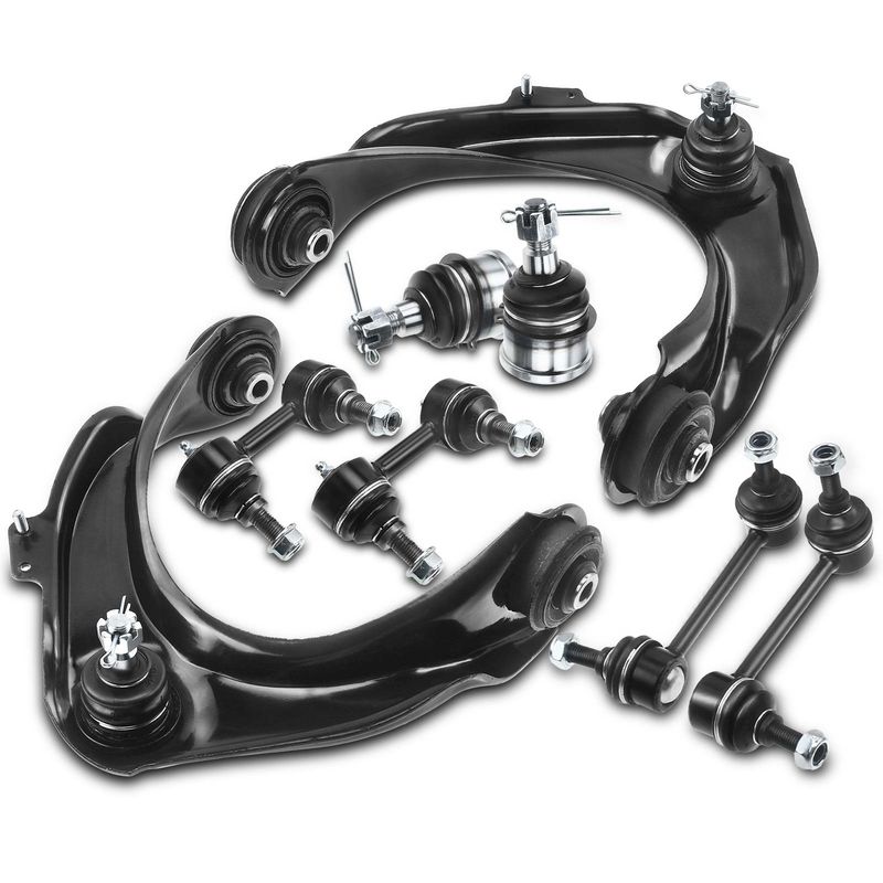 8x Front & Rear Control Arm Ball Joint Sway Bar Link for Honda Accord Acura CL TL
