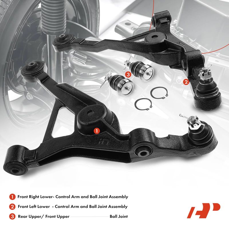 4x Front or Rear Control Arm & Ball Joint Assembly for Chrysler Sebring Dodge