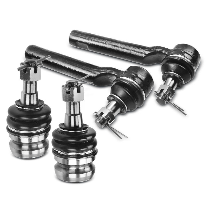 4x Outer Tie Rod End & Front Lower Ball Joint for Subaru Crosstrek Impreza WRX